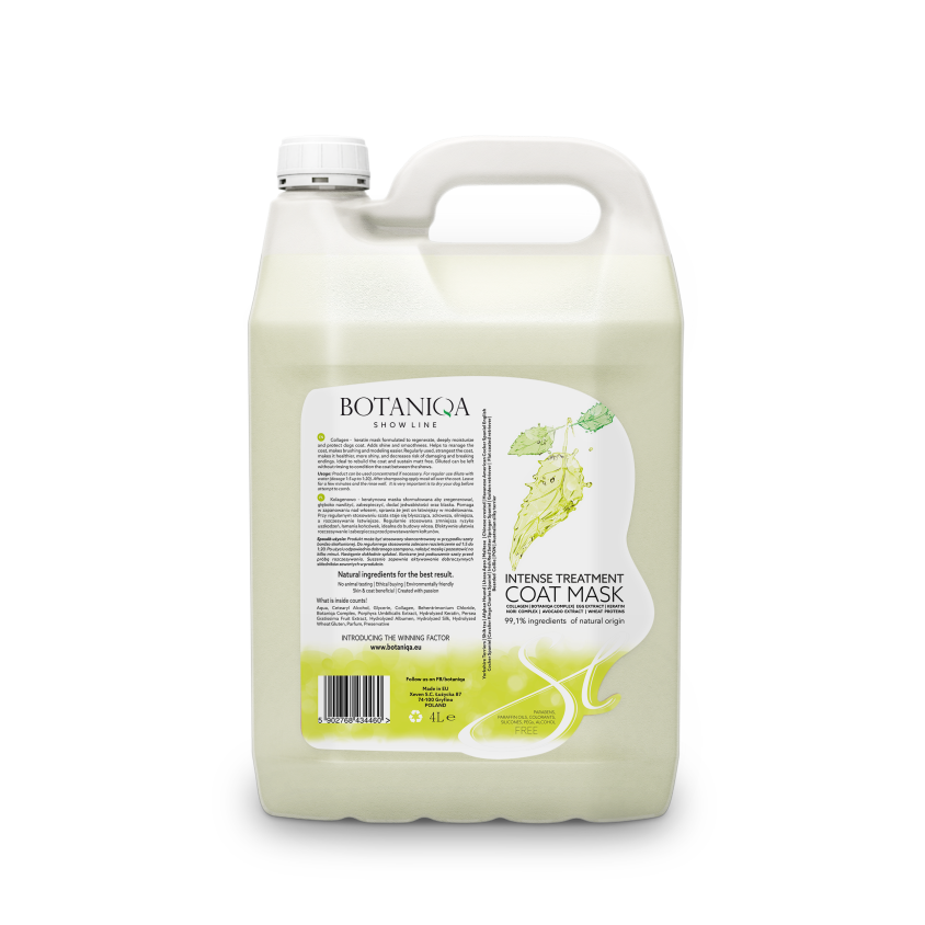 Botaniqa Intense Treatment Coat Mask – intensive Fellpflege – 4 L