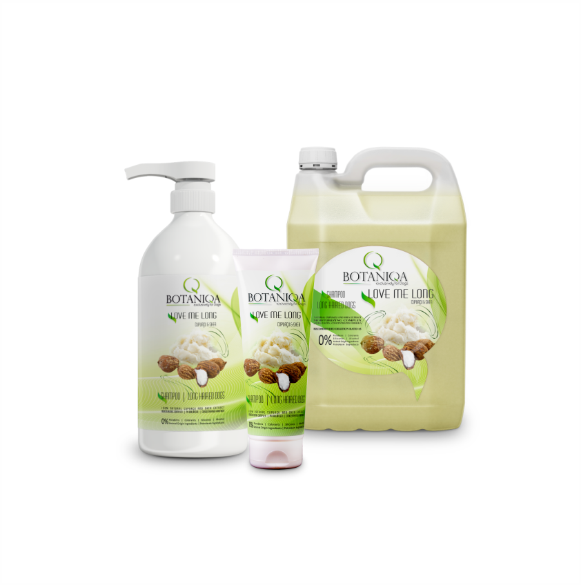 Botaniqa Love Me Long Shampoo – care for long coats – size overview