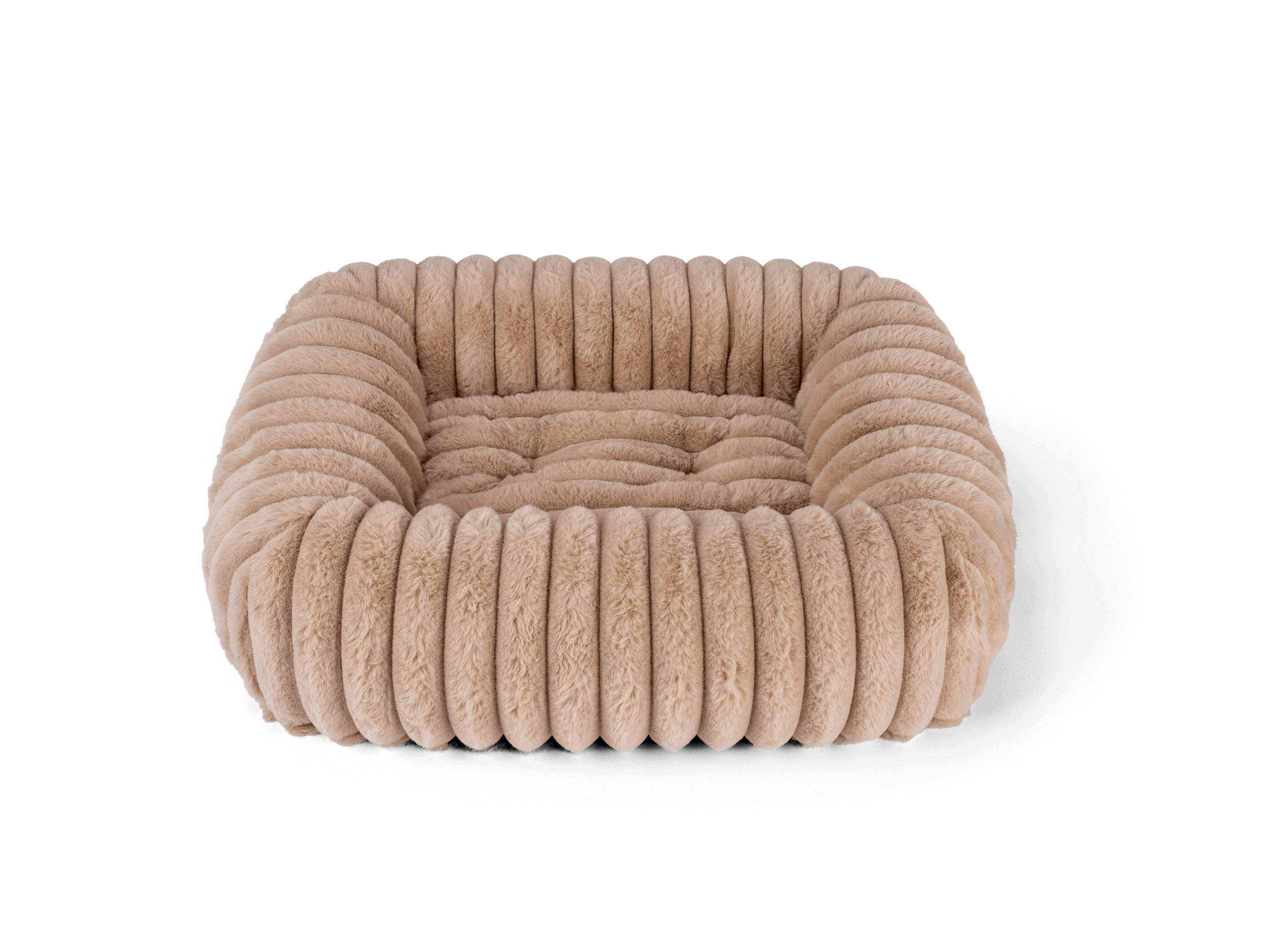 Trendpet Biscuit Cube β rectangular dog bed with a wide-corduroy look