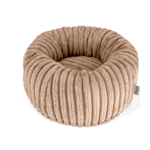 Trendpet Biscuit Spot – rundes Hundebett mit hohem Rand – Caramel