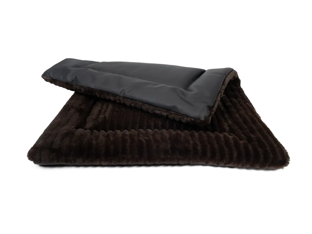 Trendpet Harmony Flex – gepolsterte Hundedecke mit wasserabweisender Unterseite – Braun