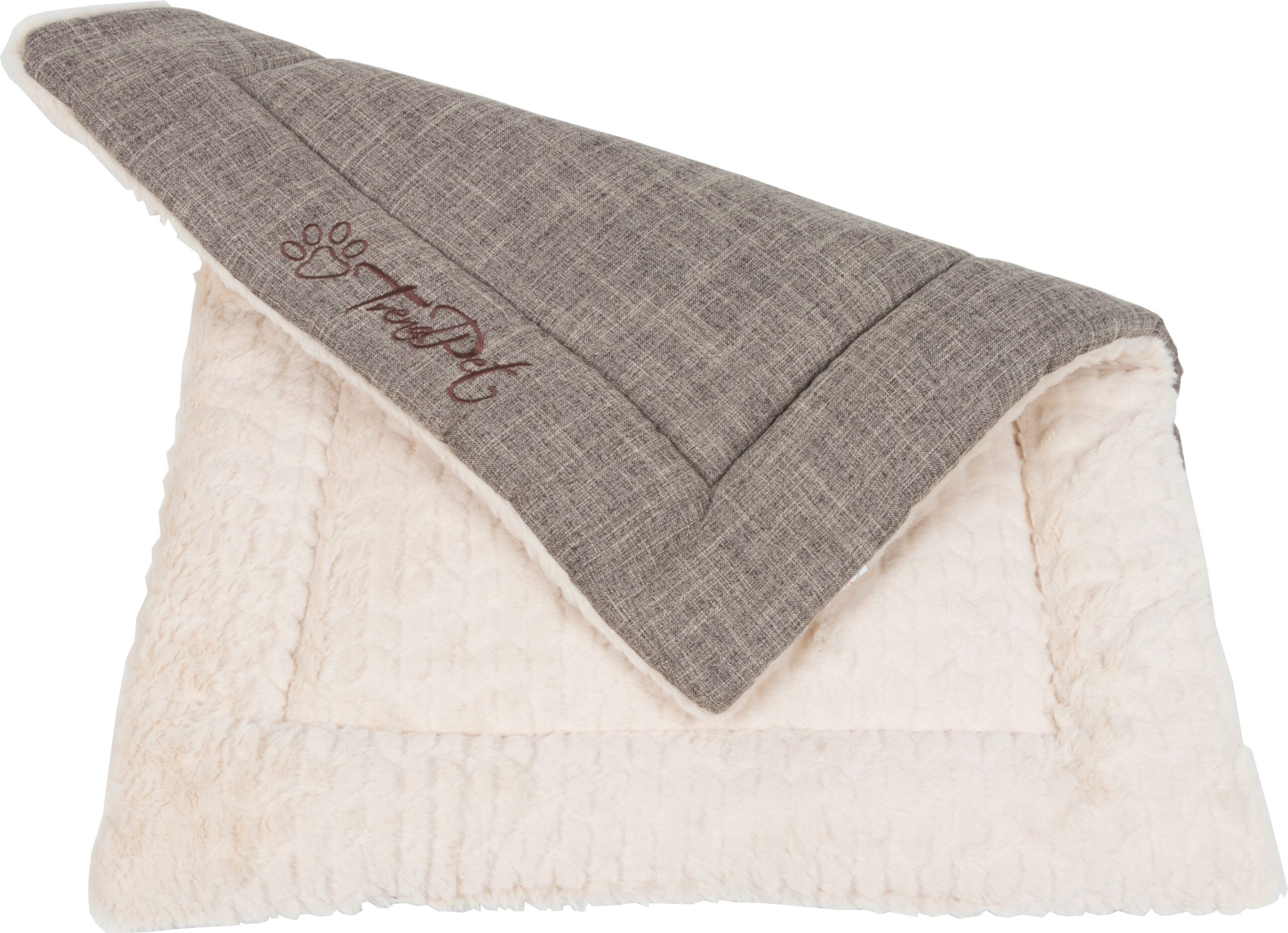 Trendpet Heaven – wendbare Hundedecke mit 4 cm Polsterung – Beige
