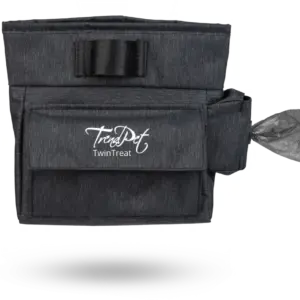 Trendpet TwinTreat Plus – Leckerlitasche mit Fingerhandtüchern – Basic